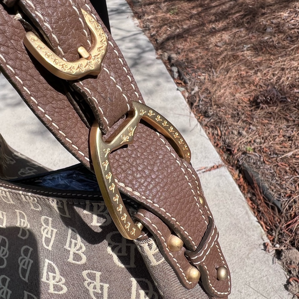 Dooney & Bourke “Db” Signature Logo Pattern Canva… - image 4